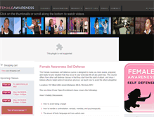 Tablet Screenshot of femaleawareness.com